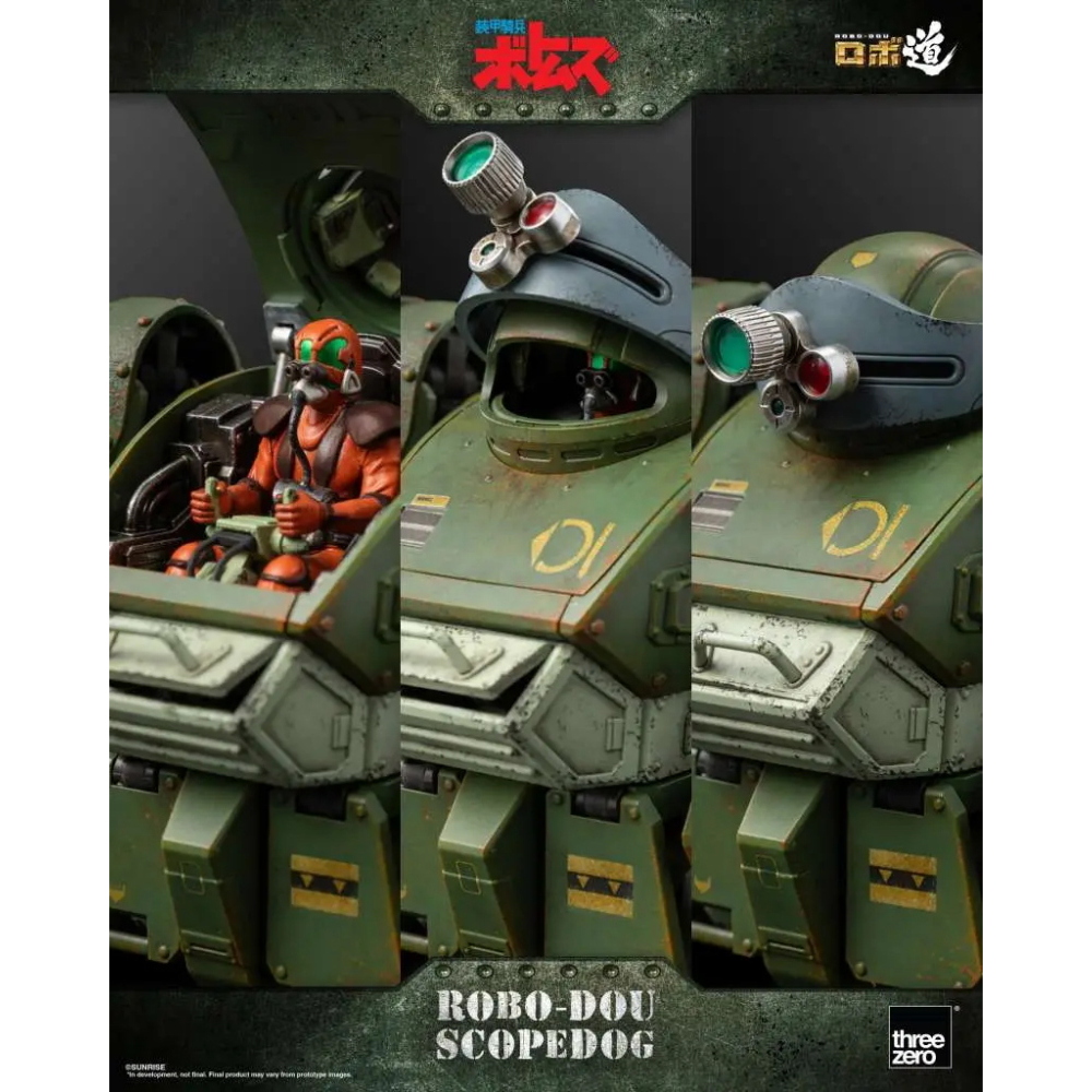 Threezero: Robo-dou Armored Trooper Votoms Scopedog (H=16 cm) ACTION FIGURE