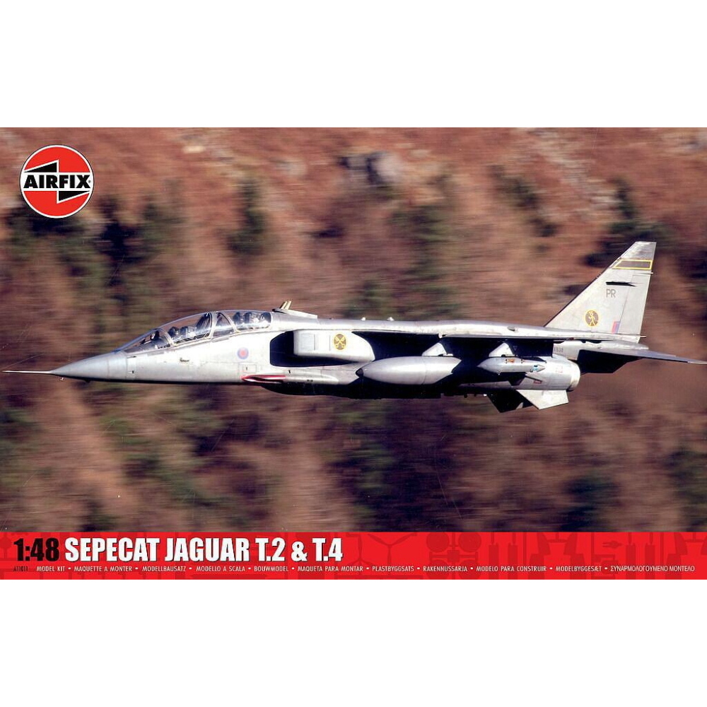 AIRFIX: 1:48 SEPECAT Jaguar T.2 & T.4