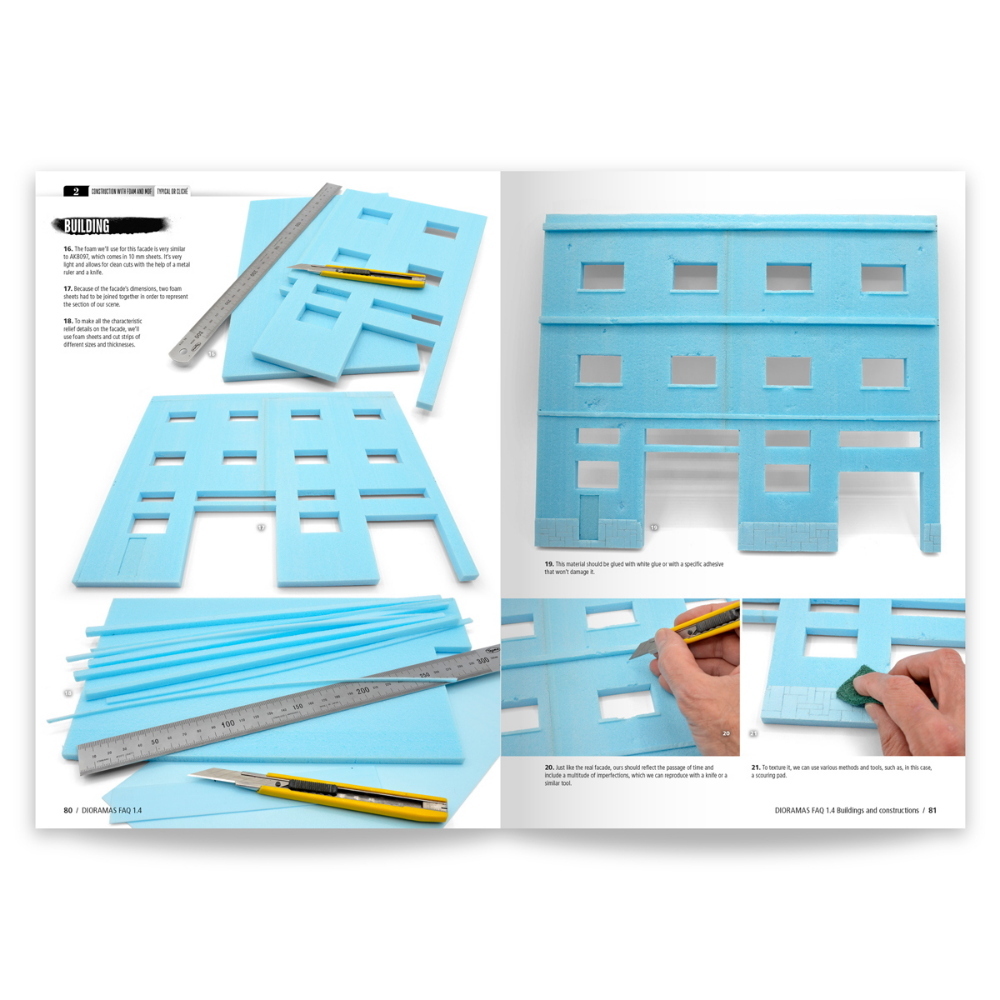 AK Interactive:  DIORAMAS F.A.Q. 1.4 – BUILDINGS + CONSTRUCTIONS