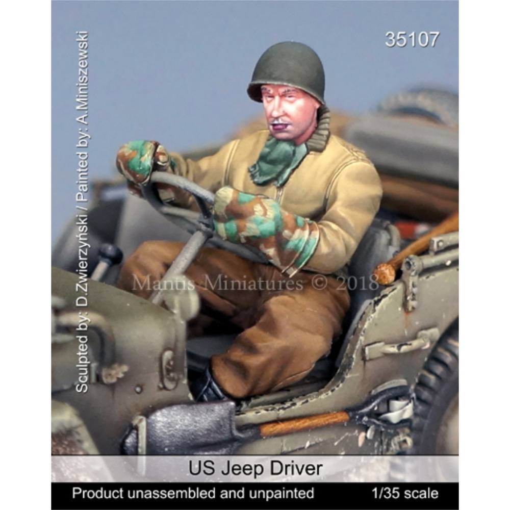 MANTIS MINIATURES: 1:35 US Jeep Driver, WW2