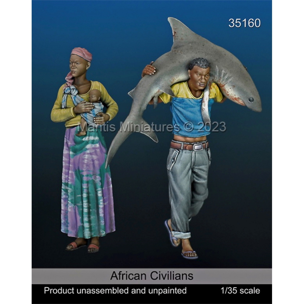 MANTIS MINIATURES: 1:35 African Civilians