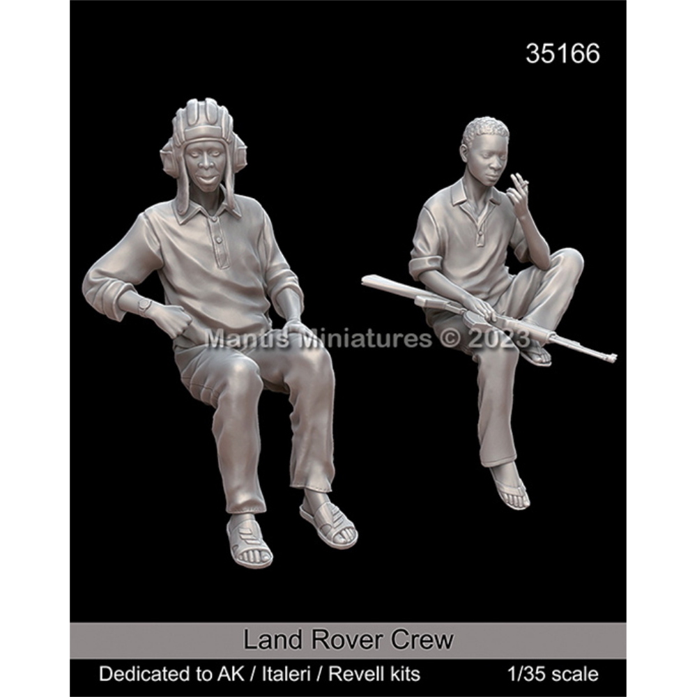 MANTIS MINIATURES: 1:35 Land Rover Crew
