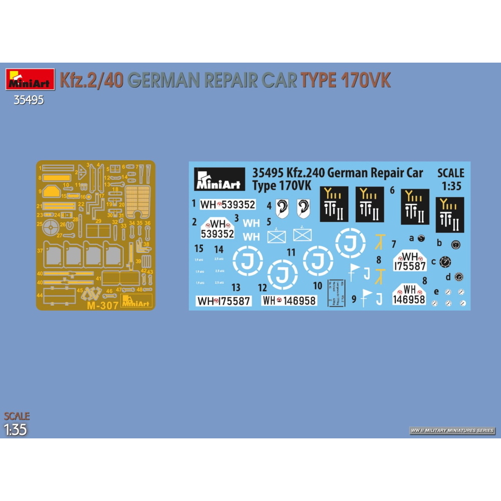 MINIART: 1:35 Kfz.2 German Repair Car Type 170VK