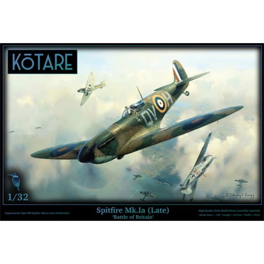 KOTARE Models: 1:32 Supermarine Spitfire Mk. Ia (Late) Battle of Brit.