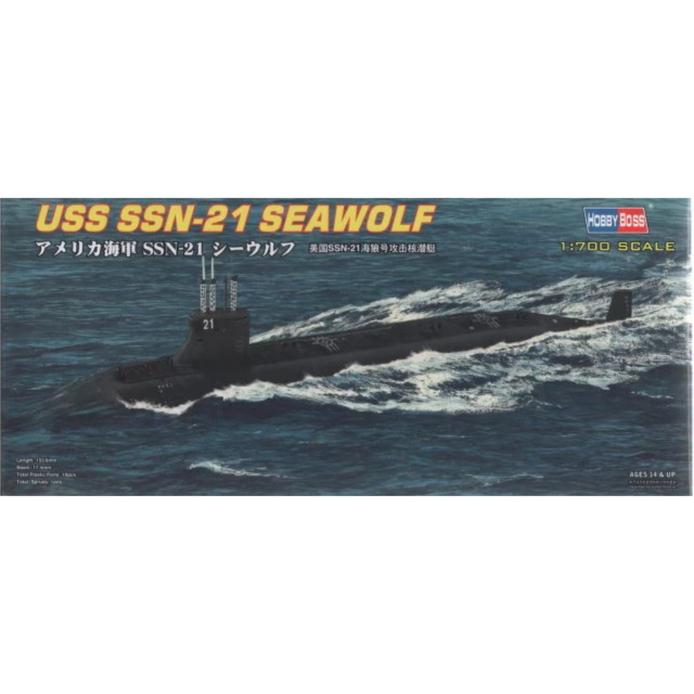 HOBBY BOSS: 1:700 SSN-21 Seawolf Attack Submarine
