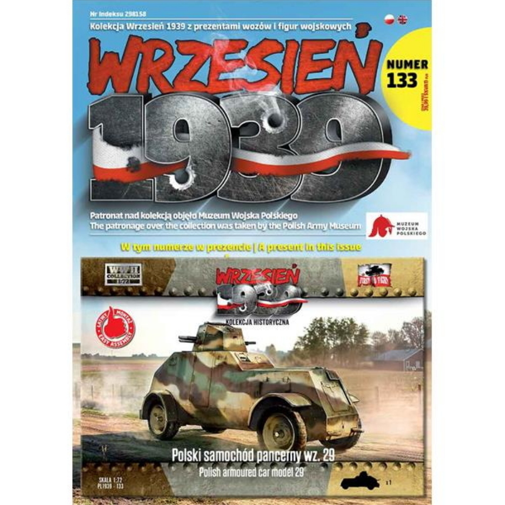 First to Fight: 1:72 Wrzesien 1939 #133 (Polish armoured car model 29)