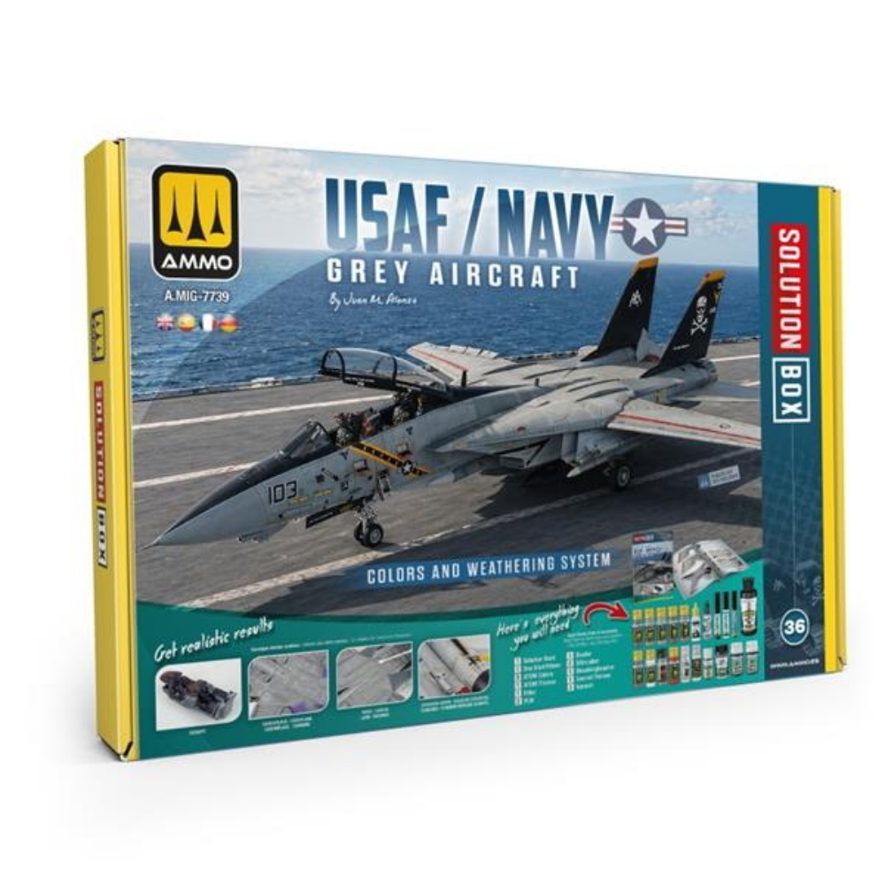 Ammo of MIG: USAF / US NAVY Grey Aircraft - SOLUTION BOX 36