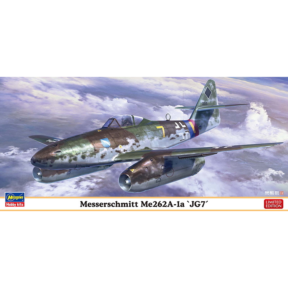 HASEGAWA: 1:72 Messerschmitt Me 262A-1a "JG7"