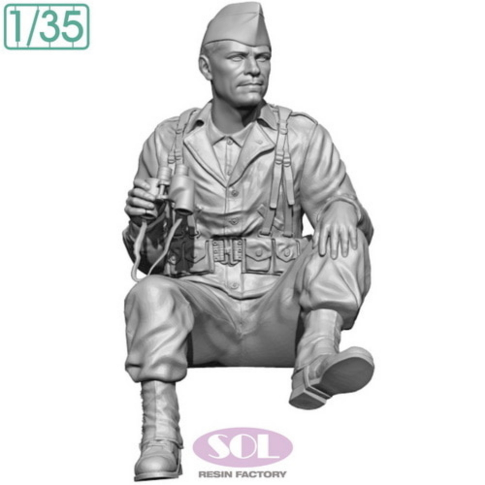SOL MODEL: 1:35 WWII U.S. Army Vehicle Crewman
