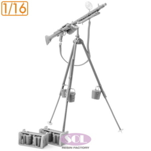 SOL MODEL: 1:16 Anti-aircraft MG34 with Gurttrommel 34