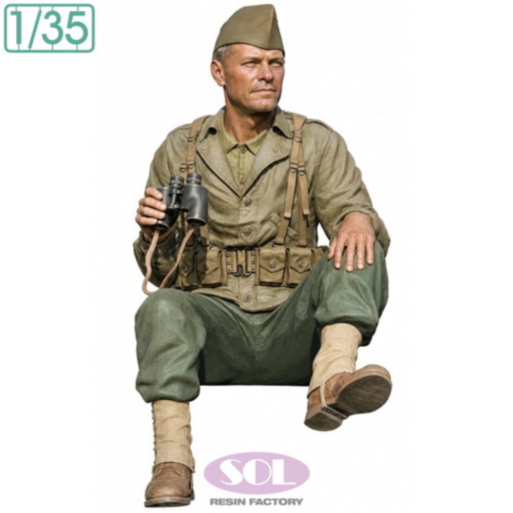 SOL MODEL: 1:35 WWII U.S. Army Vehicle Crewman