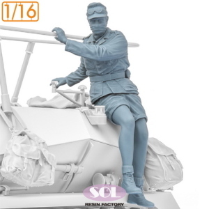SOL MODEL: 1:16 Sd.Kfz. 250/3 Crew 1 (for Das Werk)