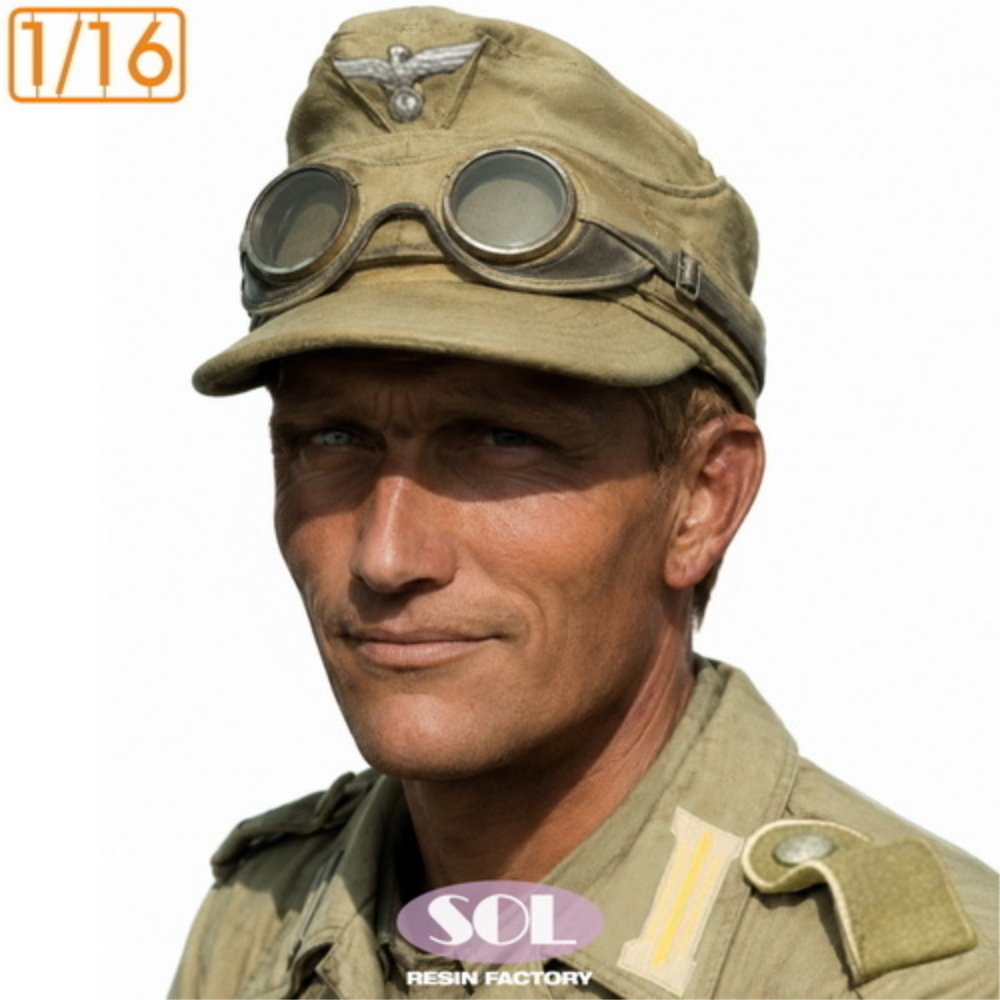 SOL MODEL: 1:16 Sd.Kfz. 250/3 Crew 1 (for Das Werk)