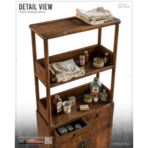 RT-DIORAMA: 1:35 3D Resin Print: Bathroom Interior Set (1940’s)