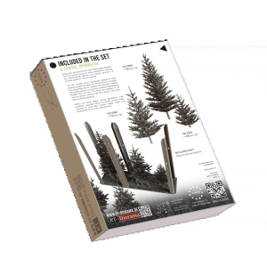 RT-DIORAMA: 1:35 Young Fir Trees Set (40, 70, 90 mm)