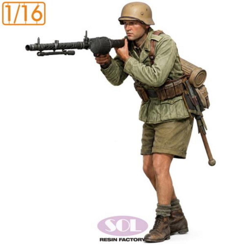 SOL MODEL: 1:16 Sd.Kfz. 250/3 Gunner w/ MG34 (for Das Werk)