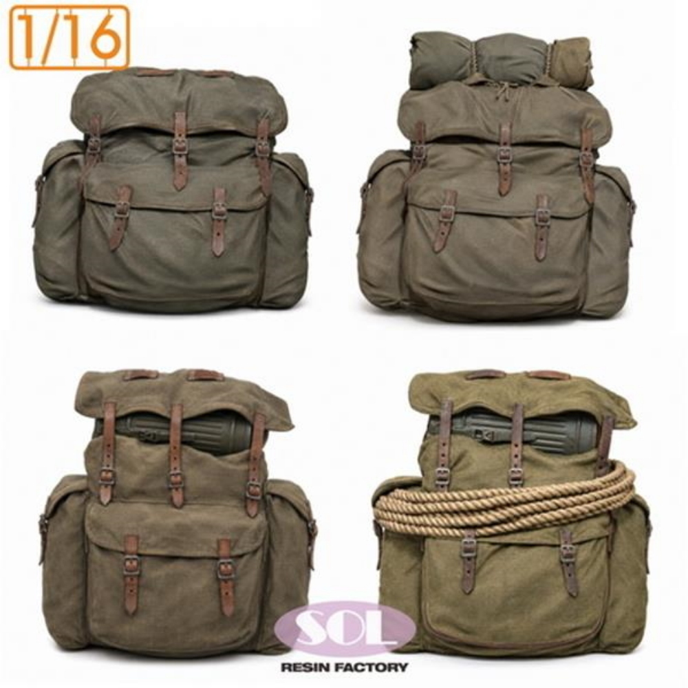 SOL MODEL: 1:16 M31 Gebirgsjager Rucksack Early type - 4x