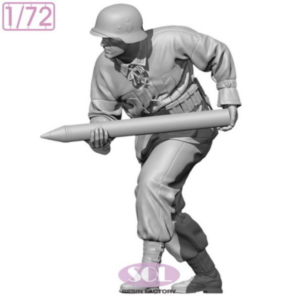 SOL MODEL: 1:72 WWII German Field Artillery Loader 1