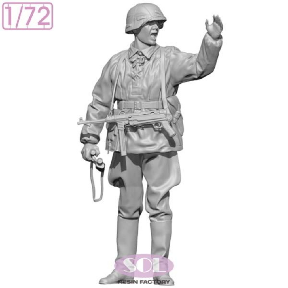 SOL MODEL: 1:72 WWII German Field Artillery Commander