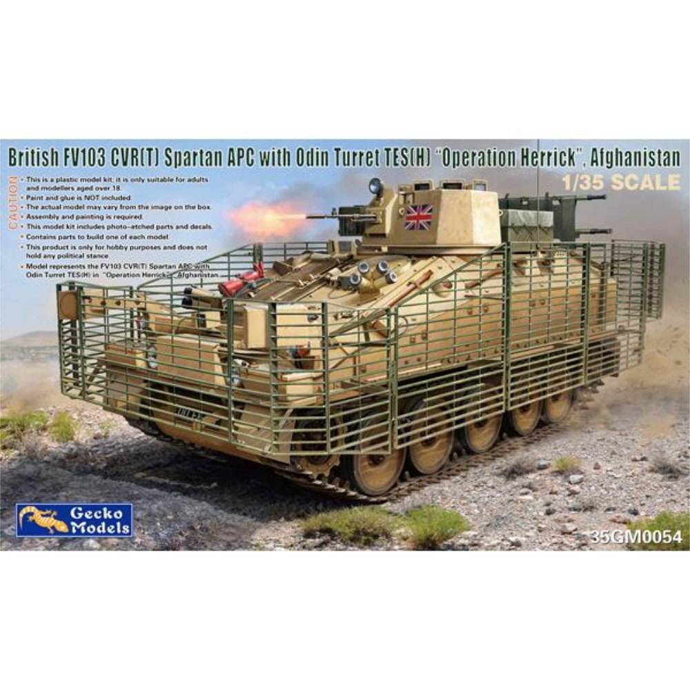 Gecko Models: 1:35 - British FV103 CVR(T) Spartan APC Odin Turret TES(H)