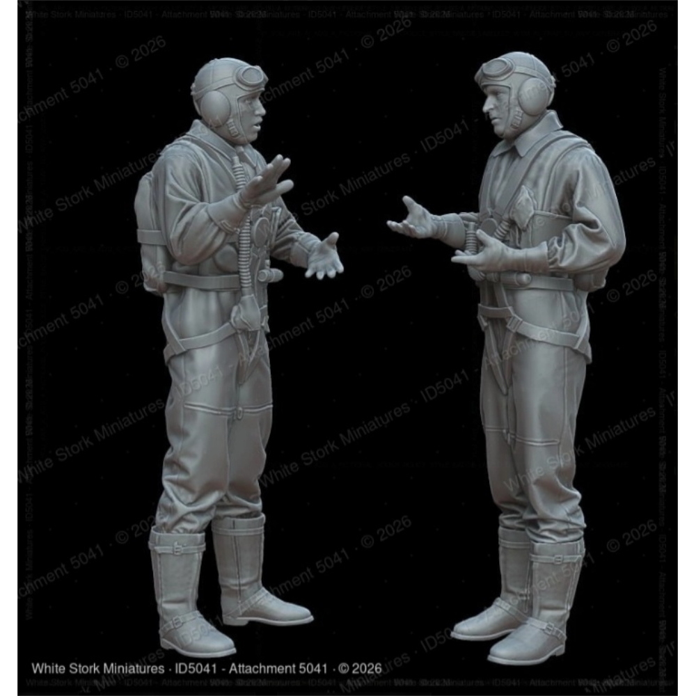 White Storck Miniat.: 1:72 - German pilots Early WWII