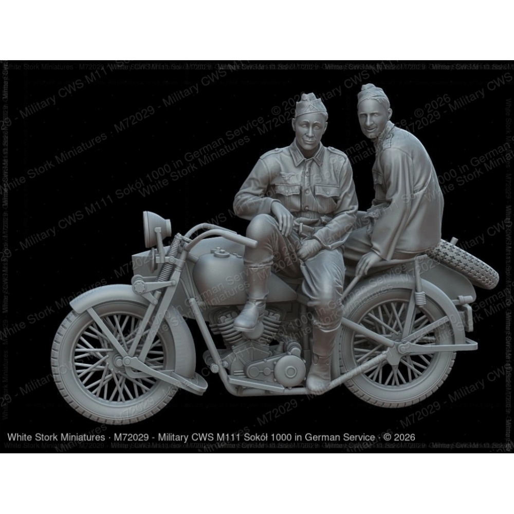 White Storck Miniat.: 1:72 - CWS M111 Sokól 1000 in German Service