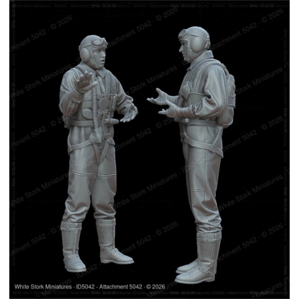 White Storck Miniat.: 1:72 - German pilots Early WWII