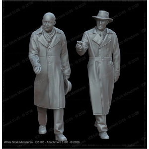 White Storck Miniat.: 1:72 - Civilian Men