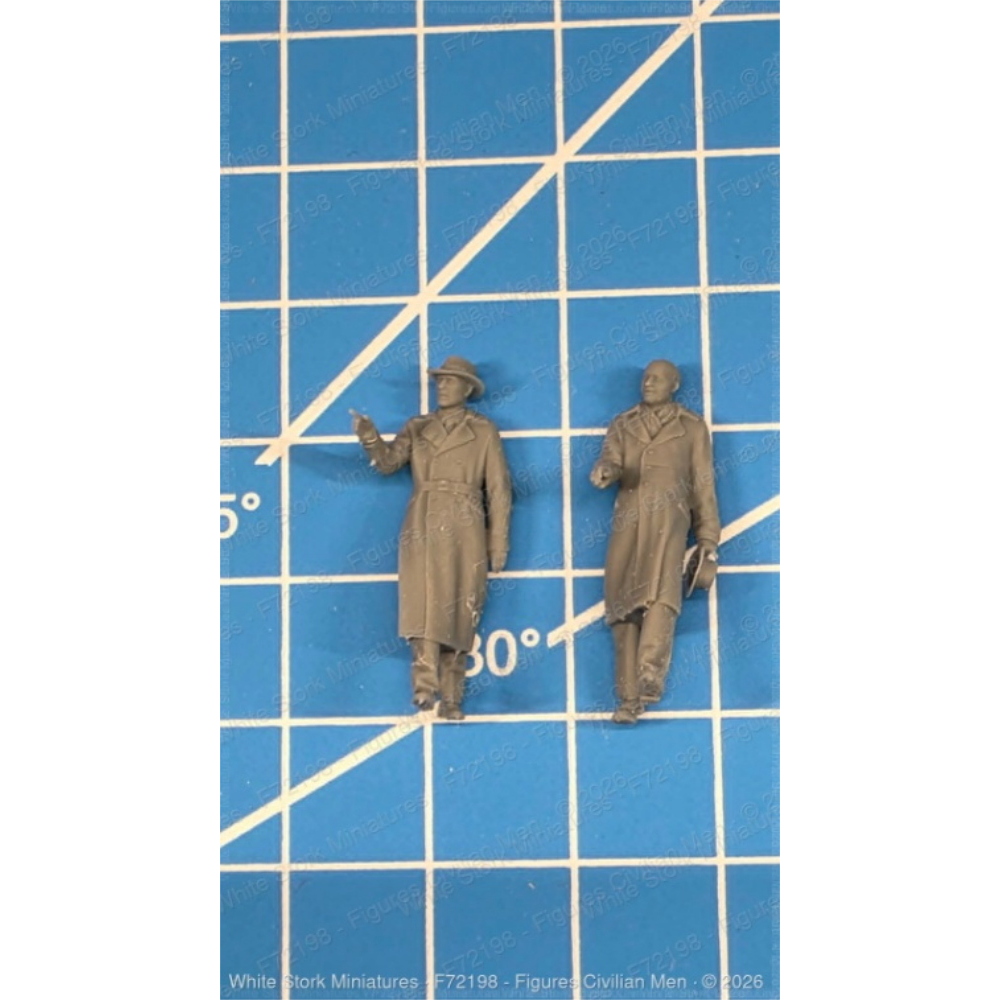 White Storck Miniat.: 1:72 - Civilian Men