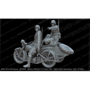 White Storck Miniat.: 1:72 - CWS M111 Sokól 1000- 10BK Poland September 1939