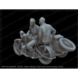 White Storck Miniat.: 1:72 - CWS M111 Sokól 1000 in German Service