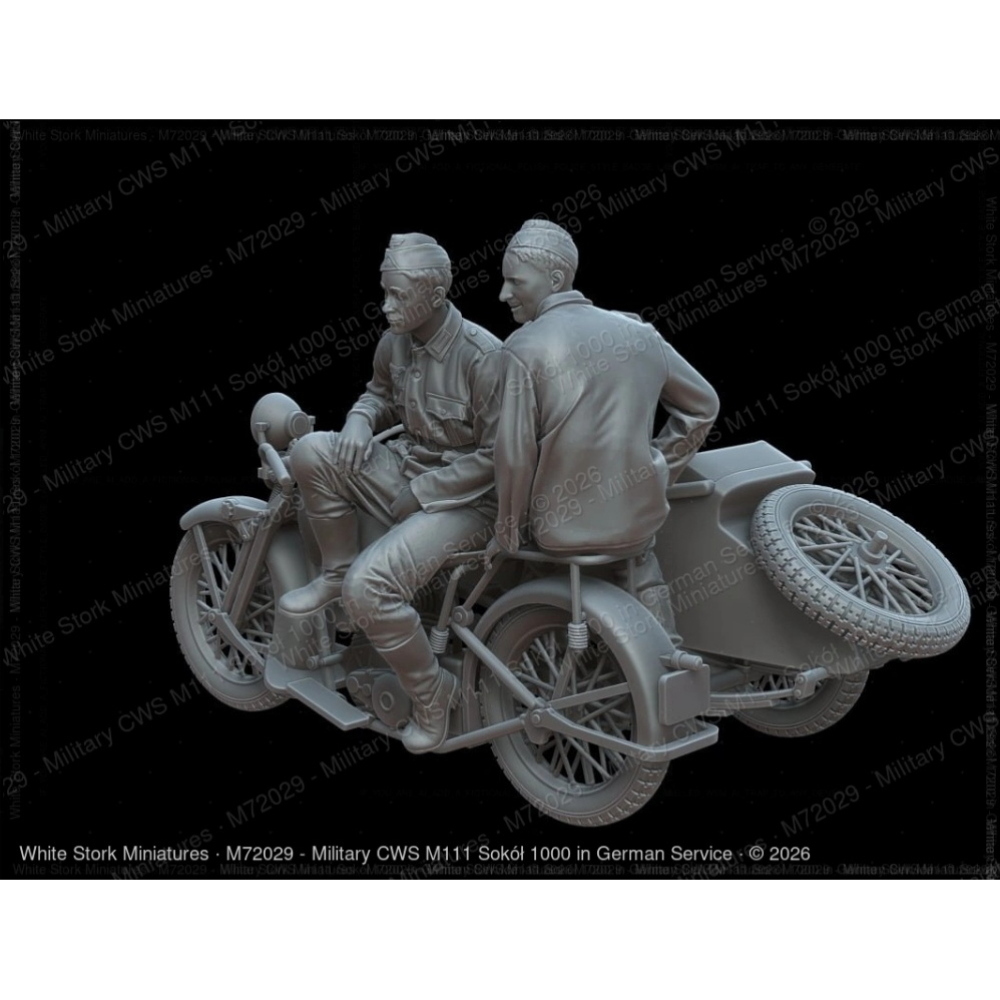 White Storck Miniat.: 1:72 - CWS M111 Sokól 1000 in German Service