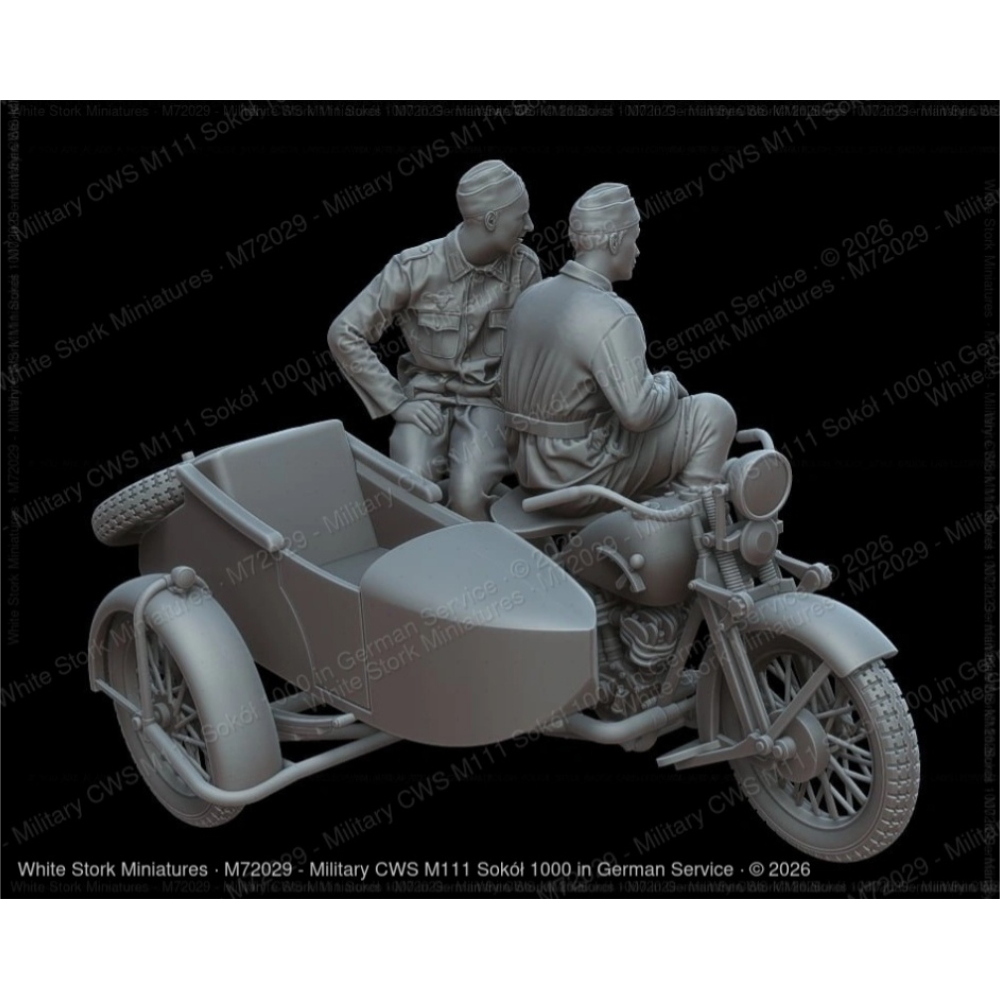 White Storck Miniat.: 1:72 - CWS M111 Sokól 1000 in German Service